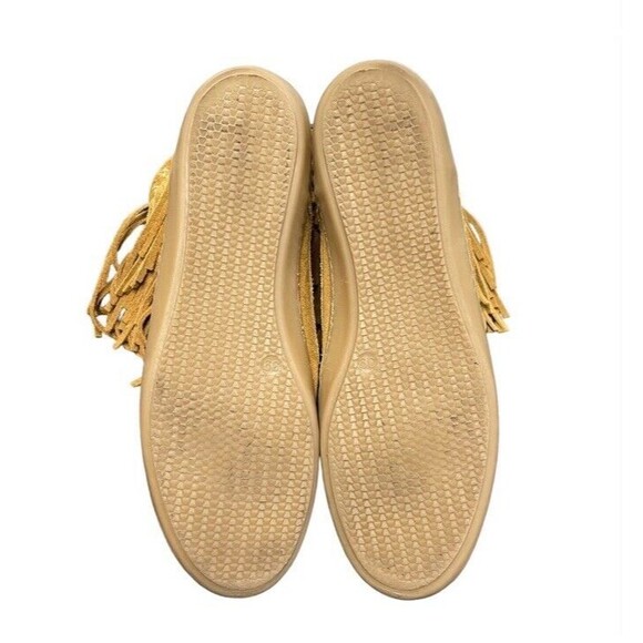 Anthropologie Odd Molly 165 Walkabout Low Moccasin Booties Suede Fringe EU39 EUC - Picture 6 of 10